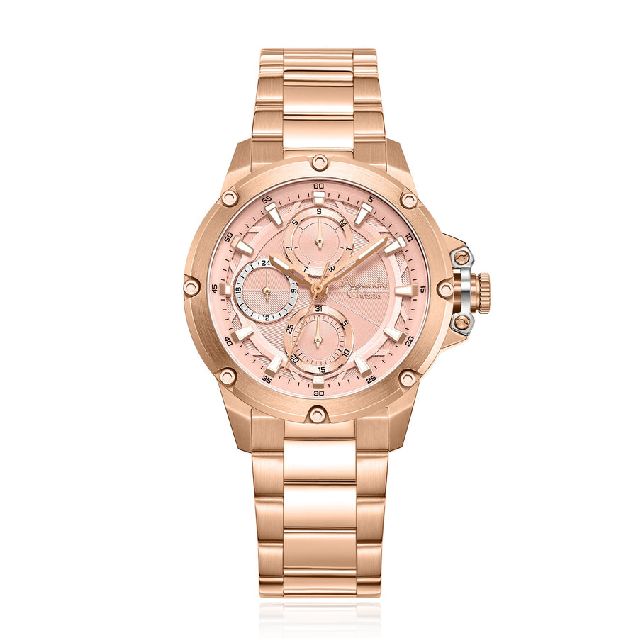 Alexandre Christie 6564BFBRGPN Women's Multifunction Quartz Watch 36mm