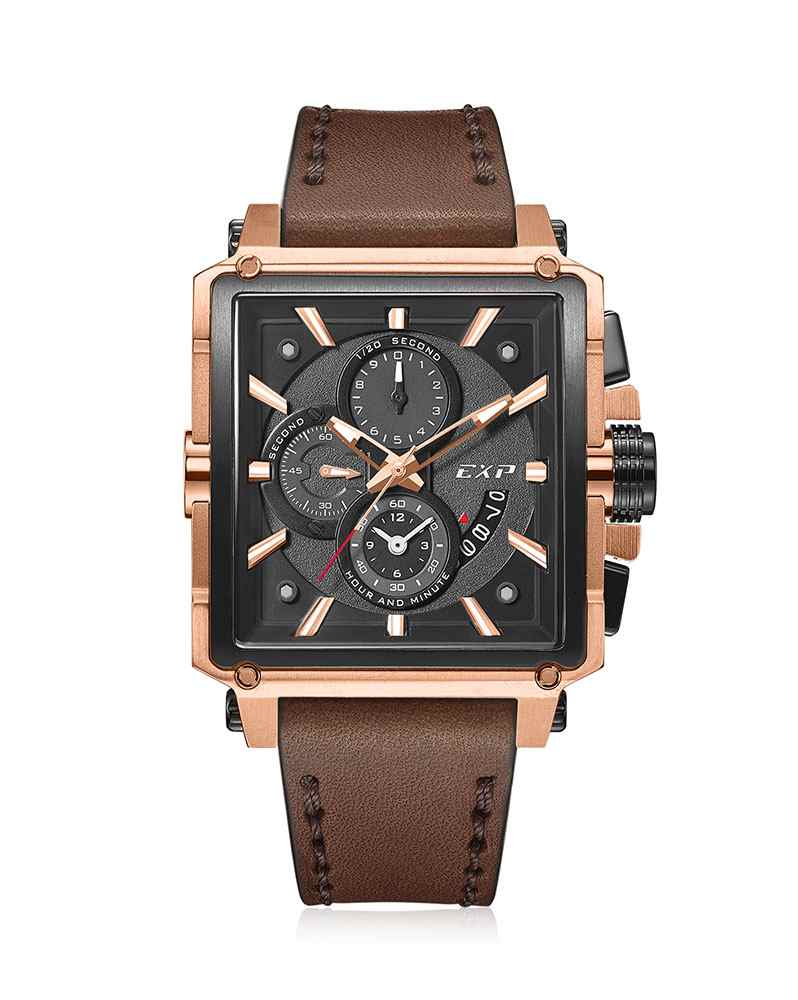 EXP E6618MCLBRBA Men's Chronograph Watch 41mm