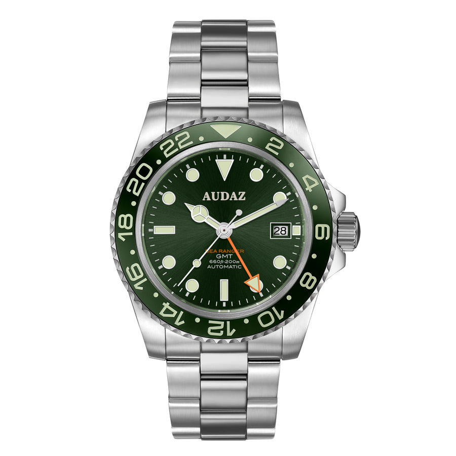 Audaz 3070-03 SEA RANGER GMT Men's Automatic Watch 42mm
