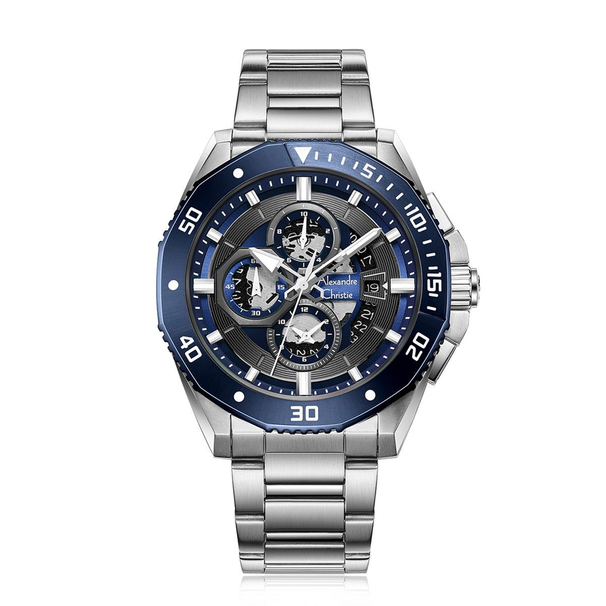 6679MCBTUBU Men's Chronograph Quartz Watch 44mm