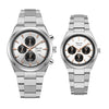 8697MCBFSSSLRG Couple's Chronograph Quartz Watch 32+39mm