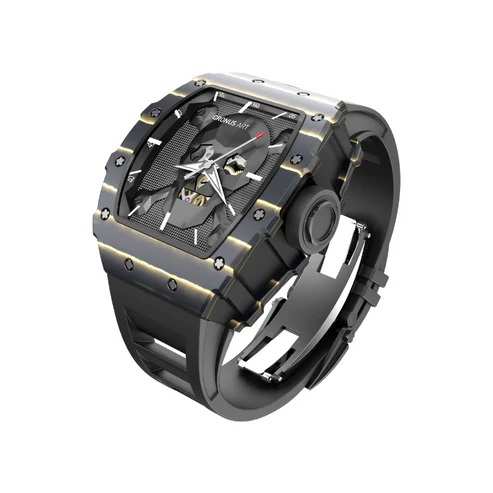 CM002-03 Men's Carbon Case Automatic Watch 42mm