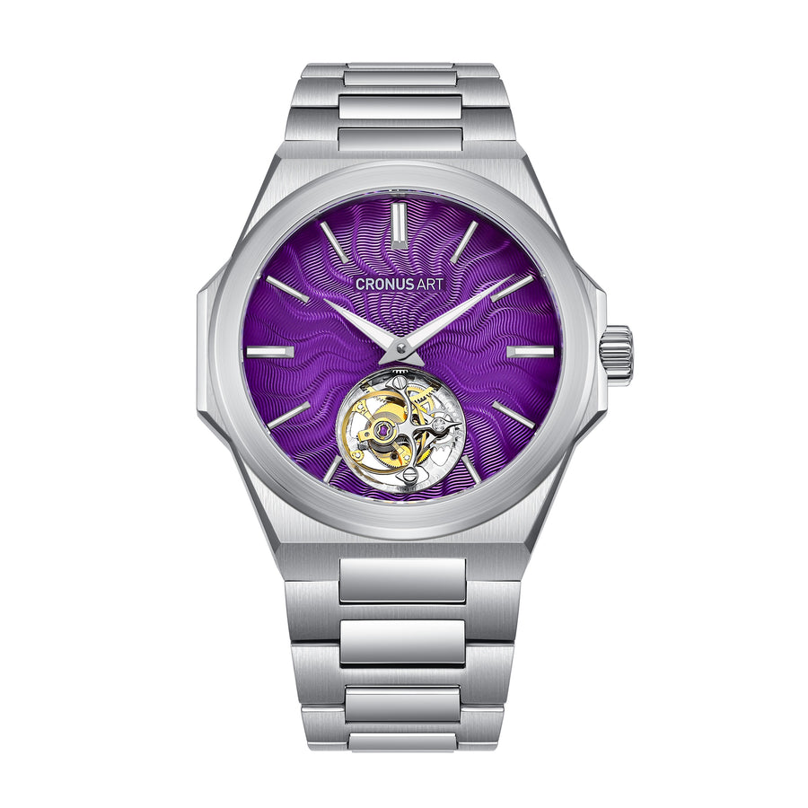 Cronus Art CM036-001 Heritage Tourbillon Series  Manual Winding WatchFor Unisex 42mm