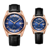 8695MDLDRGBU Couple's Classic Quartz Watch 40+31mm