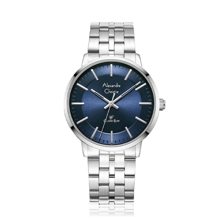 Alexandre Christie 8692MHBSSBU Men's Classic Quartz Watch 40mm