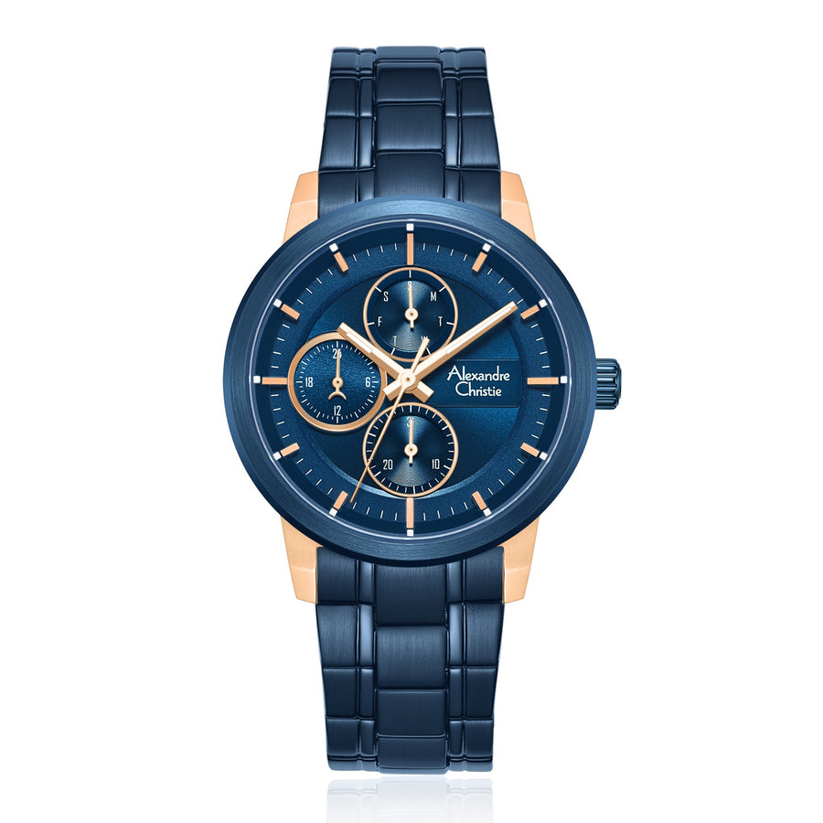 Alexandre Christie 6323BFBURBU Women's Multi-Function Quartz Watch 36mm