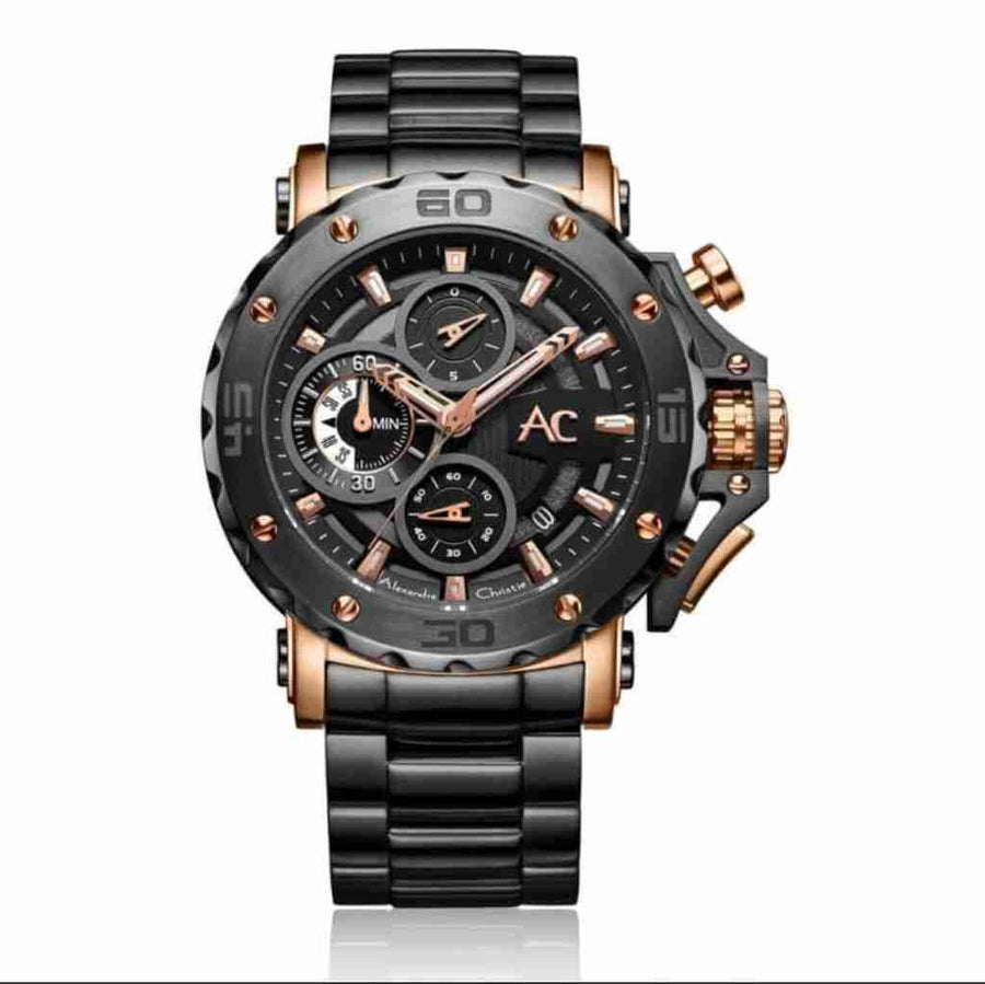 Alexandre Christie 9205MCBBRBA Men's Chronograph Quartz Watch 47mm