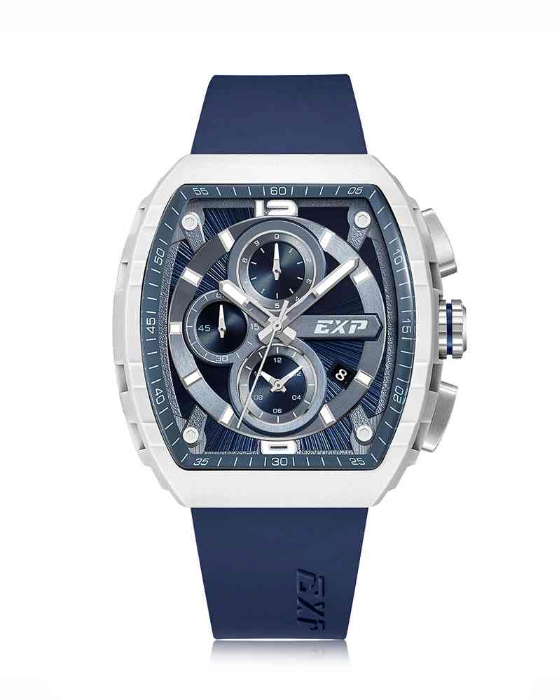EXP E6782MCRSSWTBU Men's Chronograph Watch 44mm