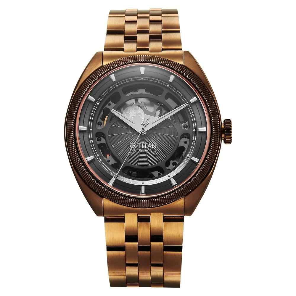 Titan Stellar 10011QM01 Men's Automatic Watch 43mm