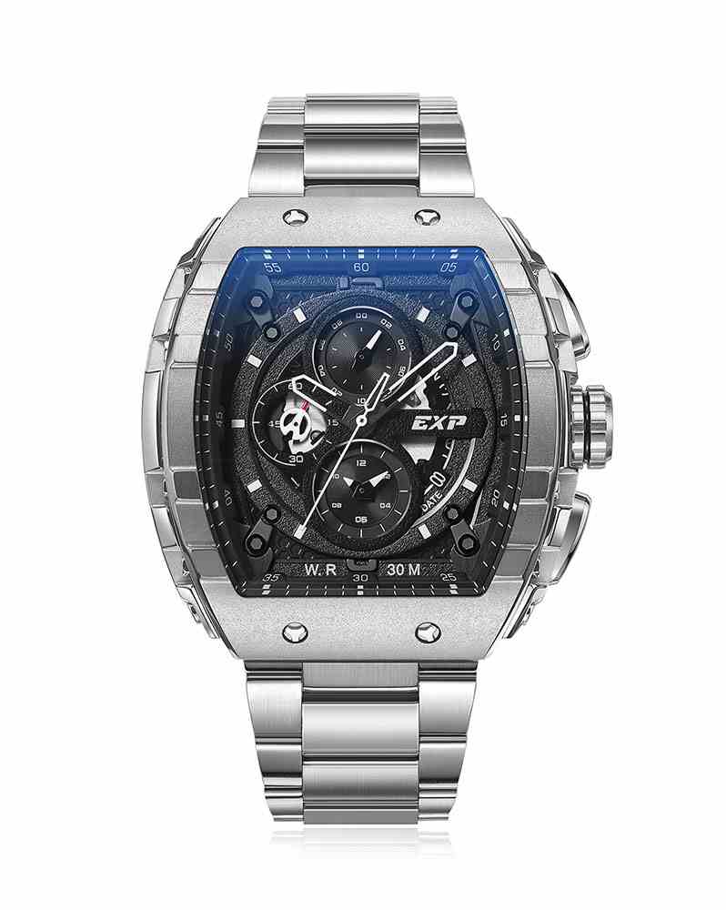 EXP E6782MCBSSBASL Men's Chronograph Watch 47mm