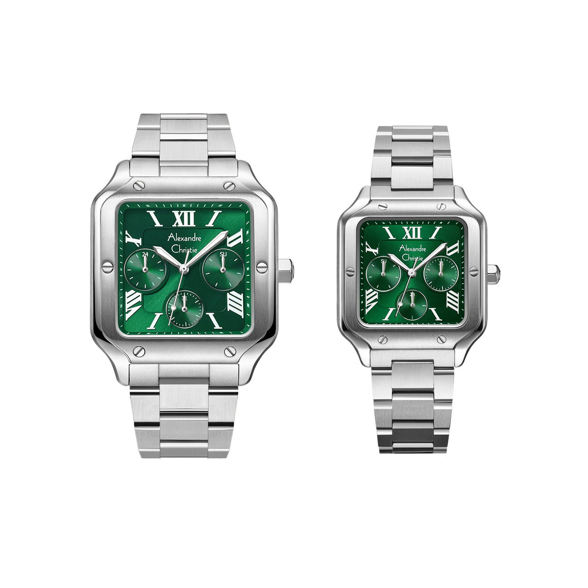 2B18MFBFSSGNSL Couple's Multifunction Quartz Watch 40+35mm
