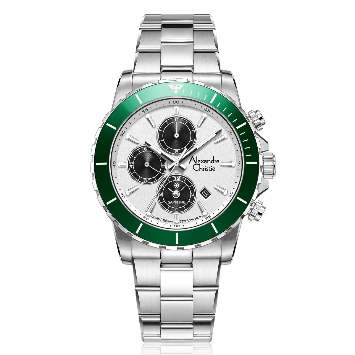 6141XXVMSSSLGN 25th Anniversay Limited Edition Men's Chronograph Quartz Watch 42mm
