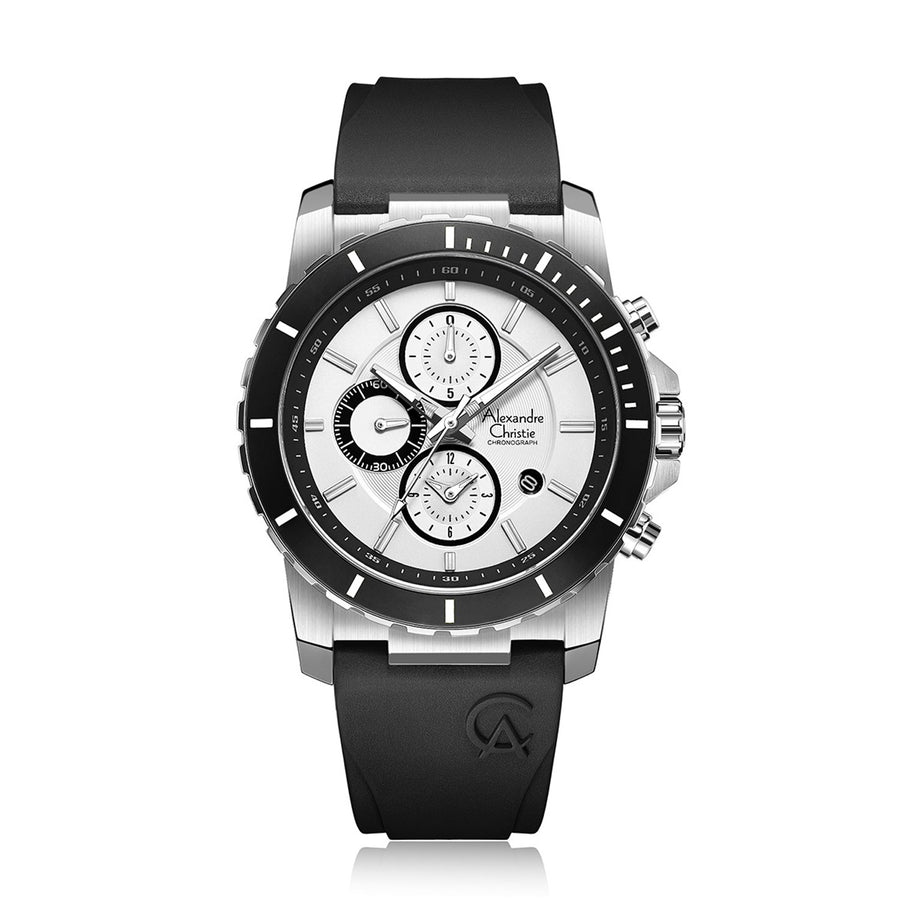 Alexandre Christie 6141MCRSSSL Men's Chronograph Quartz Watch 44mm
