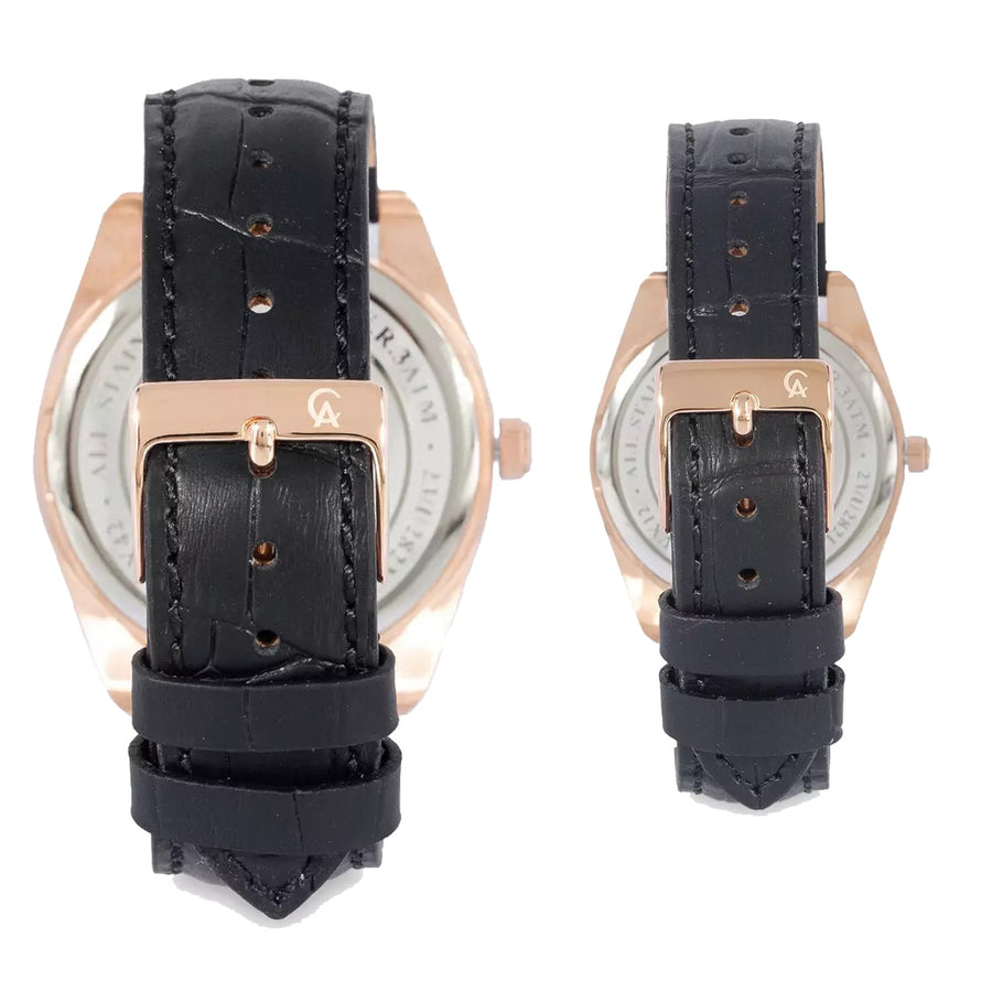 8695MDLDRGBU Couple's Classic Quartz Watch 40+31mm