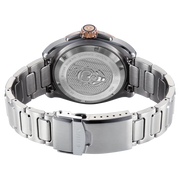 Titan 10069KM02 Zero Hour Diver's automatic watch with black dial and deployment clasp