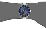 Titan 1632SM03 Blue Dial Stainless Steel Strap Multifunction Watch for Men
