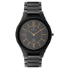Titan 1696NC01 Edge Ceramic Black Dial Quartz Analog Ceramic Strap Watch for Men 40.5mm