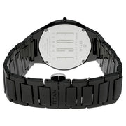 Titan 1696NC01 Edge Ceramic Watch with Sapphire Crystal and Black Dial