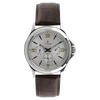 Titan 1698SL01 Silver Dial Quartz Multifunction Brown Leather Strap Watch for Men 44.5mm
