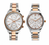 Titan 17332570KM01 Bandhan White Dial Quartz Multifunction Stainless Steel Couple Watch 33mm