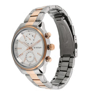 Titan 17332570KM01 Bandhan White Dial Couple Watch Set