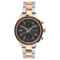 Titan 1733KM03 Workwear Black Dial Quartz Multifunction Two-Tone Stainless Steel Watch for Men 41mm