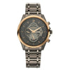 Titan 1830KM01 Maritime anthracite chronograph quartz watch with grey stainless steel strap for men 46mm