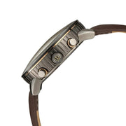Titan 1832KL01 Sea Green Dial Brown Leather Strap Chronograph Watch for Men