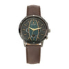 Titan 1832KL01 Maritime Sea Green Dial Quartz Chronograph Brown Leather Strap Watch for Men 46mm