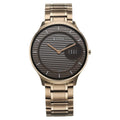 Titan 1843QM02 Edge Slim Brown Dial Quartz Analog Stainless Steel Strap Watch for Men 38mm
