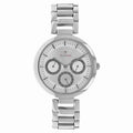 Titan 2480SM03 Sparkle Silver Dial Quartz Analog Stainless Steel Strap Watch for Women 35mm