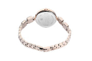Titan 2606WM01 28mm women's analog watch with rose gold finish and elegant metal bracelet