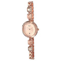 Titan 2606WM01 Raga Viva Rose Gold Dial Quartz Analog Watch with Rose Gold Metal Strap for Women 28mm
