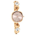 Titan 2606WM10 Raga Love All Pink Dial Quartz Analog Watch with Rose Gold Metal Strap for Women 28mm