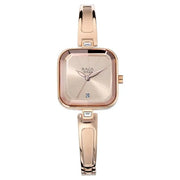 Titan 2607WM01 Raga Viva Rose Gold Dial Quartz Analog Watch with Date for Women 24.5mm