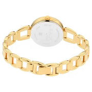 Titan 2642YM01 Raga Viva quartz watch with golden dial, date function and elegant metal bracelet