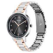 Titan 2648KM02 Anthracite Dial Two-Tone Stainless Steel Strap Watch for Women