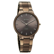 Titan 2734QM05 Edge Velora Brown Dial Women's Quartz Watch