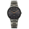 Titan 2734QM07 Edge Velora Grey Dial Quartz Analog Grey Stainless Steel Strap Watch for Women 34.5mm