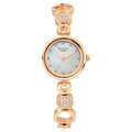 Titan 311WM05 Raga Mother of Pearl Dial Quartz Analog Rose Gold Metal Strap Watch for Women 25mm