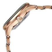 Titan 90174KD03 42mm Ceramic Fusion men's automatic watch with black skeletal dial and rose gold bracelet