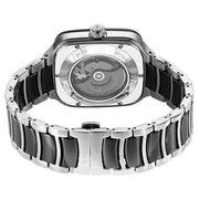 Titan 90175KD01 automatic skeletal watch with 22-jewel 7A20-S movement, black dial and butterfly clasp