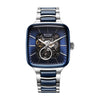 Titan 90175KD02 Ceramic Fusion Automatic Blue Dial Rose Gold & Silver Stainless Steel Watch for Men 39mm