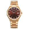 Titan 90212WM01 Regalia Dodecagon brown dial men's analog watch