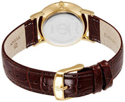 Titan 9162YL01 Classique White Dial Men's Quartz Watch with Date