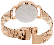 Titan 95013WM01 women's multifunction watch with rose gold dial, three sub-dials and stainless steel strap