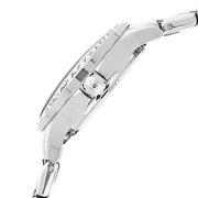 Titan 95024SM02 round quartz watch with purple dial, white crystal detailing and decorative sub-dial
