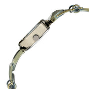 Titan 95119QM01 Gunmetal Dial Green Stainless Steel Strap Watch for Women