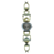 Titan 95119QM01 Raga Facets Gunmetal Dial Quartz Analog Stainless Steel Strap Watch for Women 22mm