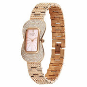 Titan 95340WM01F Raga Glimmers quartz analog watch with special-shaped case and jewellery lock